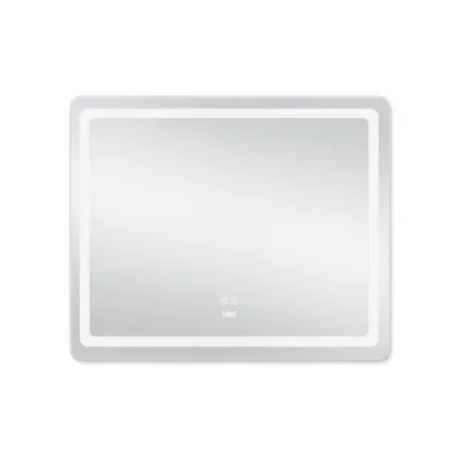 Дзеркало Lidz Kubis 1000х800 з LED-підсвічуванням Touch, з антизапотіванням, з димером, рег. яскравості LD78LF61410080 — Photo 2