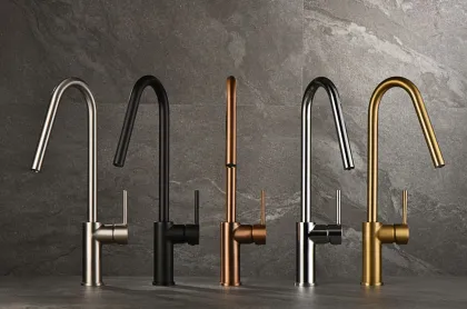 IMEX KENIA PVD BRUSHED ROSE GOLD Змішувач для кухні, PVD матове рожеве золото — Photo 2
