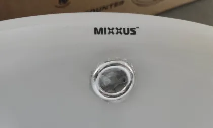 Раковина врізна на стільницю MIXXUS PREMIUM TOPPER-1601 470х470х180mm з переливом (MP6571) — Photo 8