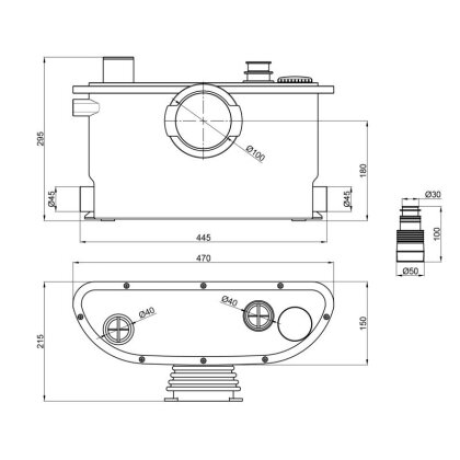 Каналізаційна установка Thermo Alliance WL400-I 0,4 кВт — Photo 1