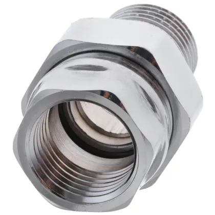 Згін американка (хром) 1/2 "прямий Koer KR.341.chr (KR2702) — Photo 1