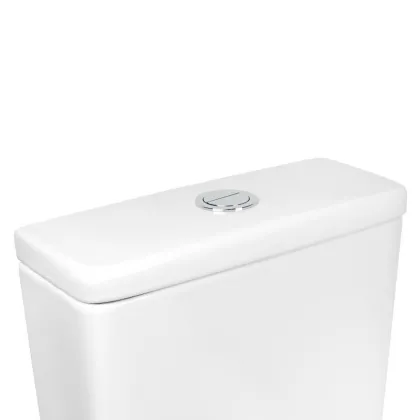 Унітаз-компакт Qtap Aries безобідковий з сидінням Soft-close QT03222171ARW — Photo 4