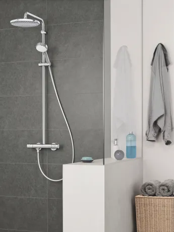 Душова система з термостатом для душа Grohe New Tempesta Cosmop. System (26670000) — Photo 9