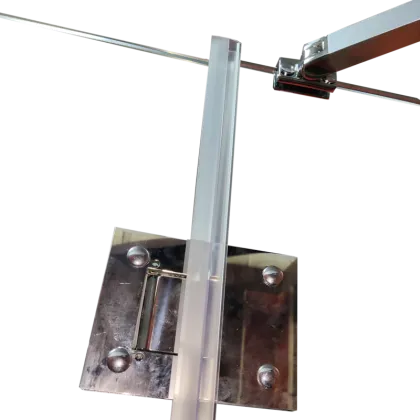 Бічна стінка до кабіни Koer SR SW04-80x200-TR-01 прозоре скло Easy Clean 10мм, хром (KR5389) — Photo 37