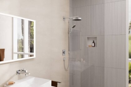 SHOWERSELECT COMFORT E термостат для 2 споживачів, прихований монтаж, колір хром — Photo 3