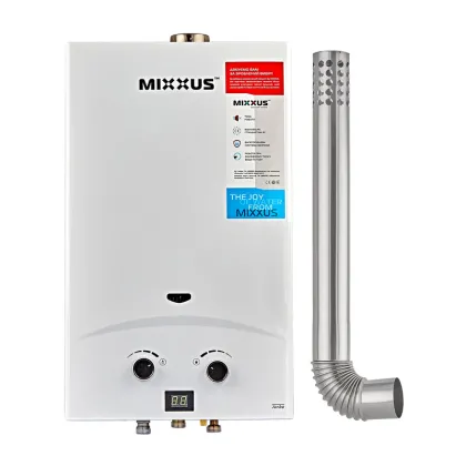 Газова колонка Mixxus GWH-0710 BASIC TURBO WHITE турбована 10 л/хв (WH0028) — Photo 2