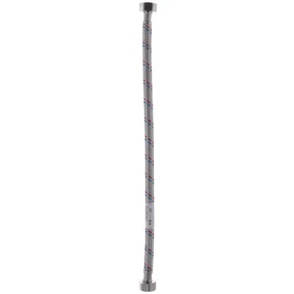 Гнучкий шланг для підключення води гайка 1/2'' - гайка 1/2'' (40 см) Zerix (ZX1550) — Photo 1