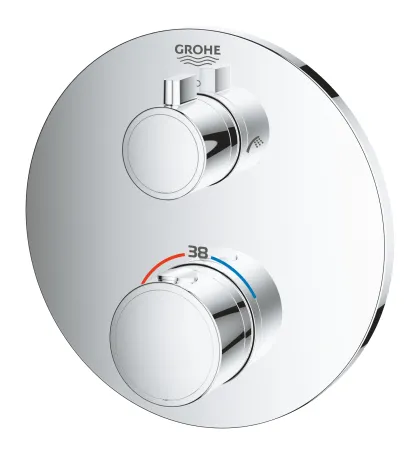 Термостат прихованого монтажу на 2 споживача Grohe Grohtherm Convent. Concealed (24077000) — Photo 2