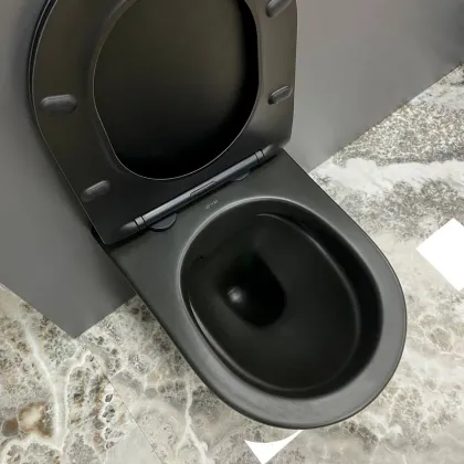 Підвісний унітаз VBI LEVANZO BLACK MATT — Photo 3