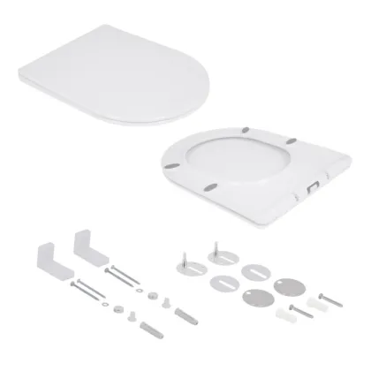 Готове рішення Qtap для ванної кімнати: Унітаз напольний Swan Rimless QT16223178W + інсталяція QT0122490S+ клавіша QT0111M08V1384W — Photo 7