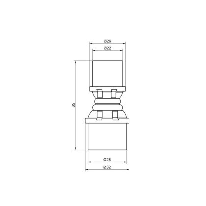 Муфта прес Icma 26х20 №400 — Photo 1