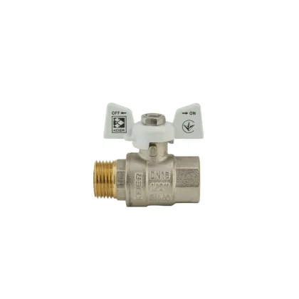Кран кульовий KOER 1/2" ГШМ (KR.218.W) білий (KR0182) — Photo 3