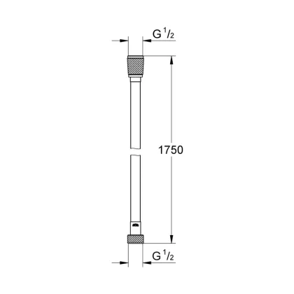 Душовий шланг Grohe Silverflex TwistStop 1750мм (28388001) — Photo 1