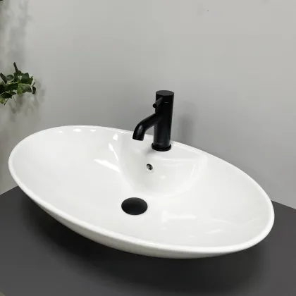 Умивальник (раковина) VBI CAROVILLI WHITE накладний