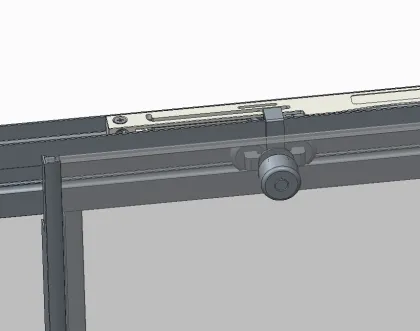 Двері в нішу Koer SR SD05-120x200-TR-01 прозоре скло Easy Clean 6мм, хром (KR5405) — Photo 9