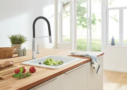 Змішувач для кухні з гнучким виливом Grohe Concetto new (31491000) — Photo 7