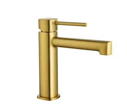 IMEX TOSCANA BRUSHED GOLD Змішувач для умивальника, PVD матове золото