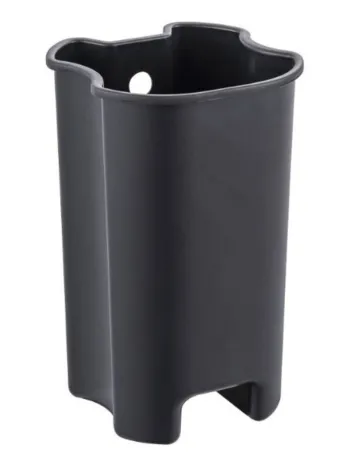 Відро для сміття з плавним закриттям овальне ZERIX PRIME-TC0105 BLACK 5 л (колір чорний) (ZX5902) — Photo 9