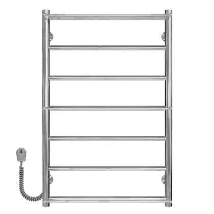 Рушникосушарка електрична Ladder П7 500х800 Deffi нержавіюча сталь (Хром, EF16, Ліве підключення)