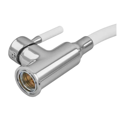 Змішувач для кухні ZERIX ATRIUM-011-T REFL.WHITE (Колір хром+силіконовий вилив білий) (ZX4719) — Photo 4