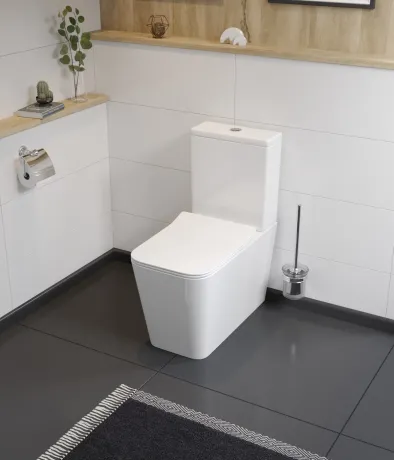 KVADRO унітаз підлоговий з сидінням Soft-close без бачка — Photo 1