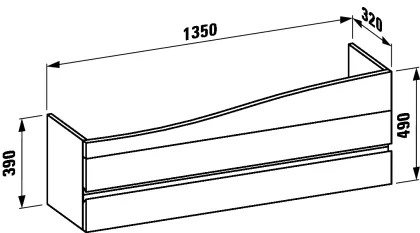 Alessi OnEvolution Тумба під мийку світлий горіх *1350 — Photo 1