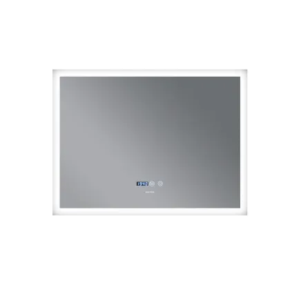 Дзеркало Mixxus FLAT MR04-100x80 з Led Touch, Anti-fog, димером, регулятором яскравості, годинником (MI6927) — Photo 13