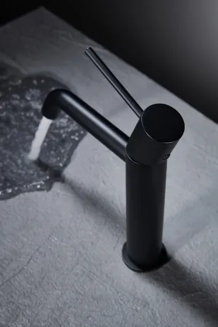 IMEX MONZA MATT BLACK Змішувач для умивальника, чорний матовий — Photo 1