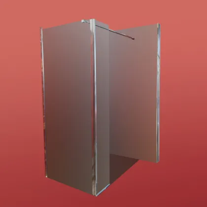 Душова перегородка Koer SR SP03-30x200-TR-01 Walk-In (рух.част) прозоре скло Easy Clean 8мм, хром (KR5399) — Photo 13