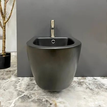 Підвісне біде VBI VULCANO BLACK MATT — Photo 5