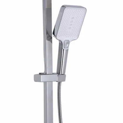 Душова система універсальна Qtap Swan Cascada на три споживача (з виливом) QTSWA111CRW45570 Chrome/White — Photo 4