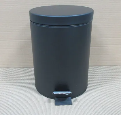 Відро для сміття кругле ZERIX SOLO-TC0105 BLACK 5 л (колір чорний) (ZX5898) — Photo 2