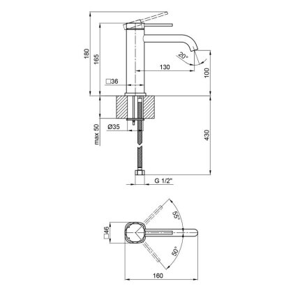 Змішувач для раковини Qtap Robin QTROB1060102C Chrome — Photo 1