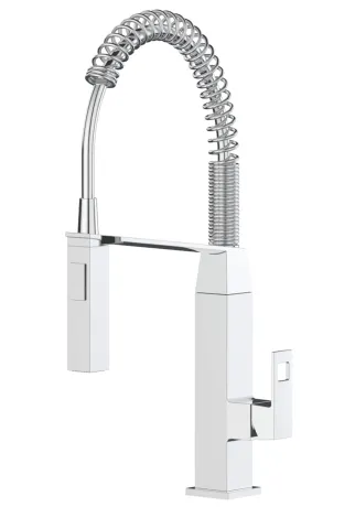 Змішувач для кухні з гнучким виливом Grohe Eurocube (31395000) — Photo 8