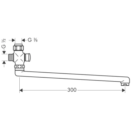 Metropol - вилив HANSGROHE 14495000 — Photo 1