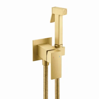 Набір гігієнічного душу VBI LORENO BRUSHED GOLD Набір гігієнічного душу VBI LORENO BRUSHED GOLD
