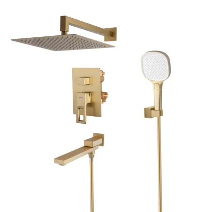 Душова система вбудована KOER KB-66009-12, 3 функції (Колір матове золото) (KR5992) — Photo 4