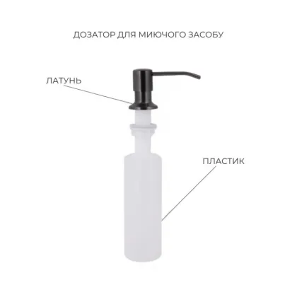 Lidz: мийка Handmade H4050 Black PVD 3,0/1,0 мм + K01B Корзина для кухонной мойки — Photo 5