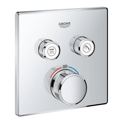 Grohtherm SmartControl Термостат для душу, зовнішня частина, на 2 споживача