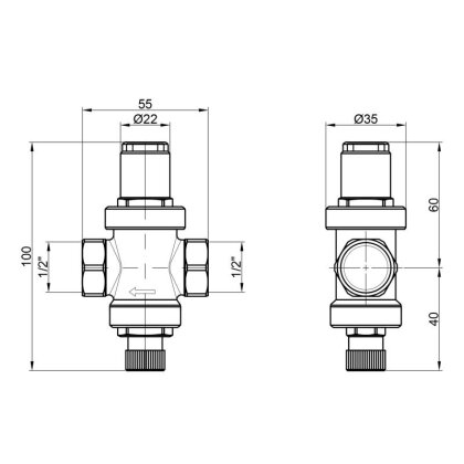 Редуктор Icma 1/2&quot; №247 — Photo 1