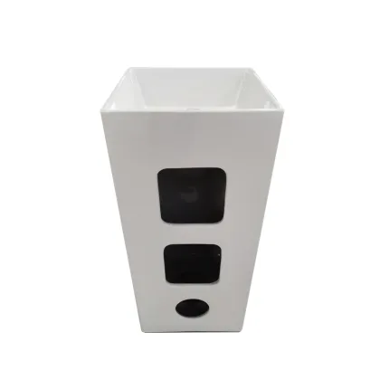 Раковина моноблок MIXXUS PREMIUM QUADRO-1101 410х410х850mm (MP6574) — Photo 3