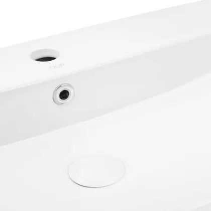 Раковина Qtap Nando 710х425х135 White з донним клапаном QT1211K427W — Photo 4