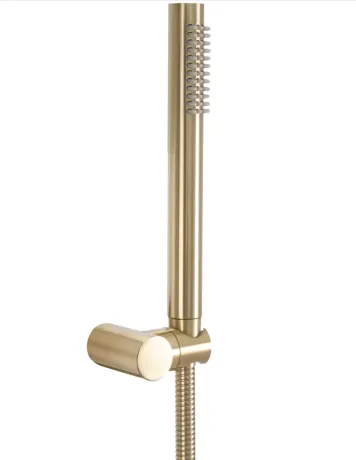 Змішувач для ванни та душу REA LUNGO BRUSHED GOLD настінний з виливом — Photo 3