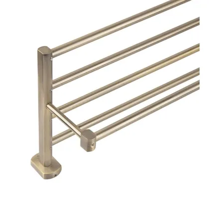 Полиця універсальна Qtap Liberty 600 мм із тримачем QTLIBANT1122 Antic Bronze — Photo 3