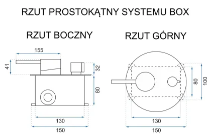 Змішувач для ванни та душу REA LUNGO BLACK + BOX прихованого монтажу — Photo 11