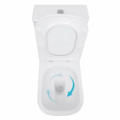 Унітаз підлоговий Qtap Stork Ultra Quiet 630×350×805 мм із сидінням Soft-close, White QTSTO27W49260 — Photo 5
