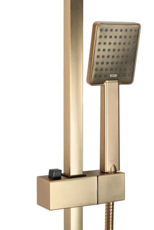 Душовий гарнітур REA JACK BRUSHED GOLD матове золото з виливом * — Photo 3