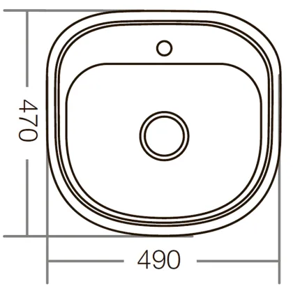 Мийка кухонна Zerix Z4947-08-180E (Satin) (ZM0559) — Photo 2