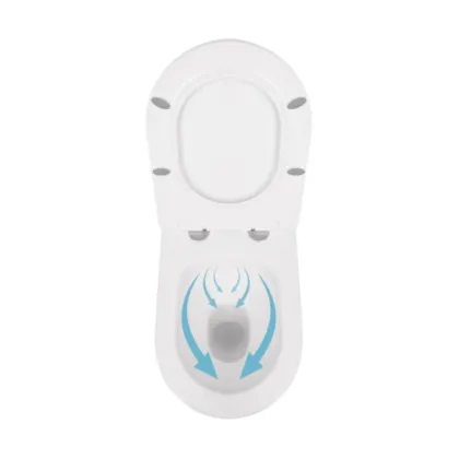 Готове рішення Qtap для ванної кімнати: Унітаз напольний Swan Rimless QT16223178W + інсталяція QT0122490S+ клавіша QT0111M08V1384W — Photo 6