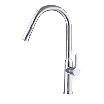 Змішувач для кухні з висувним виливом Mixxus Premium PULL 014 (MI6958) — Photo 3